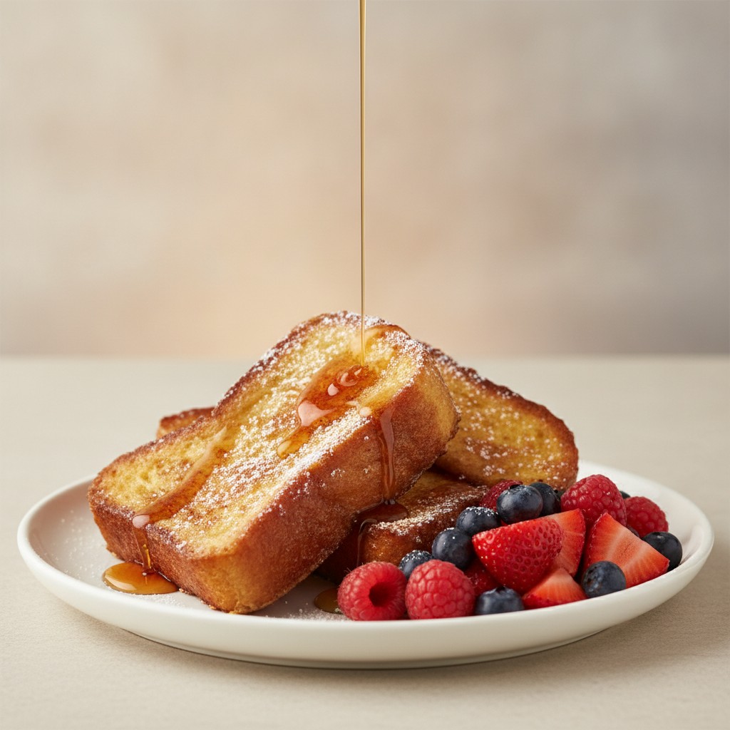 Pain Perdu à l'Air Fryer : Doré et Croustillant en 10 Minutes