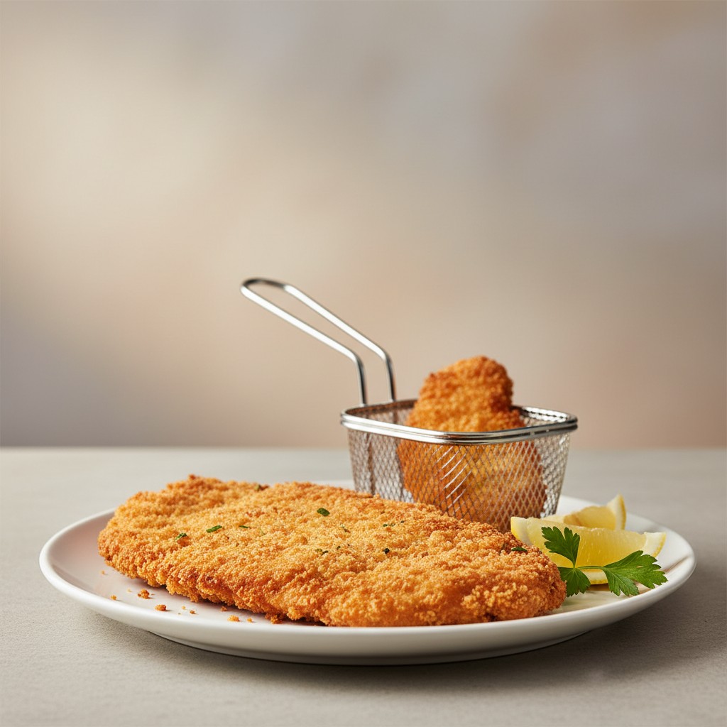 Escalope Panée à l'Air Fryer : Croustillante et Dorée Sans Friture
