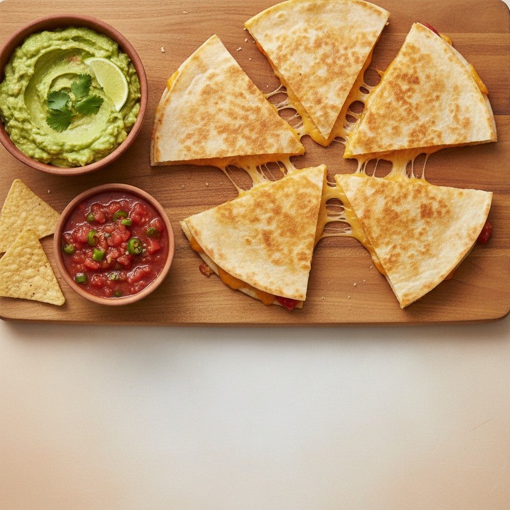 Quesadillas Croustillantes à l'Air Fryer : Recette Facile en 10 Minutes